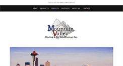 Desktop Screenshot of mountainvalleyheating.com